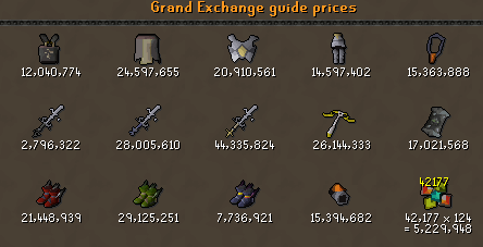 OSRS Eternal Magical Frame crafting process for Fort Forinthry upgrades