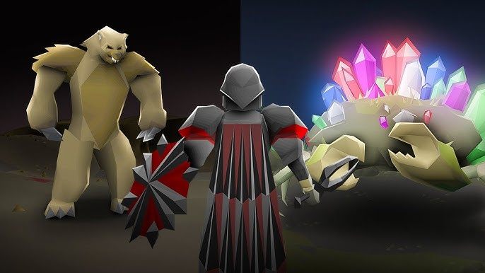 An OSRS Nightmare Zone setup using absorption potions and ranged equipment for extended AFK combat training.