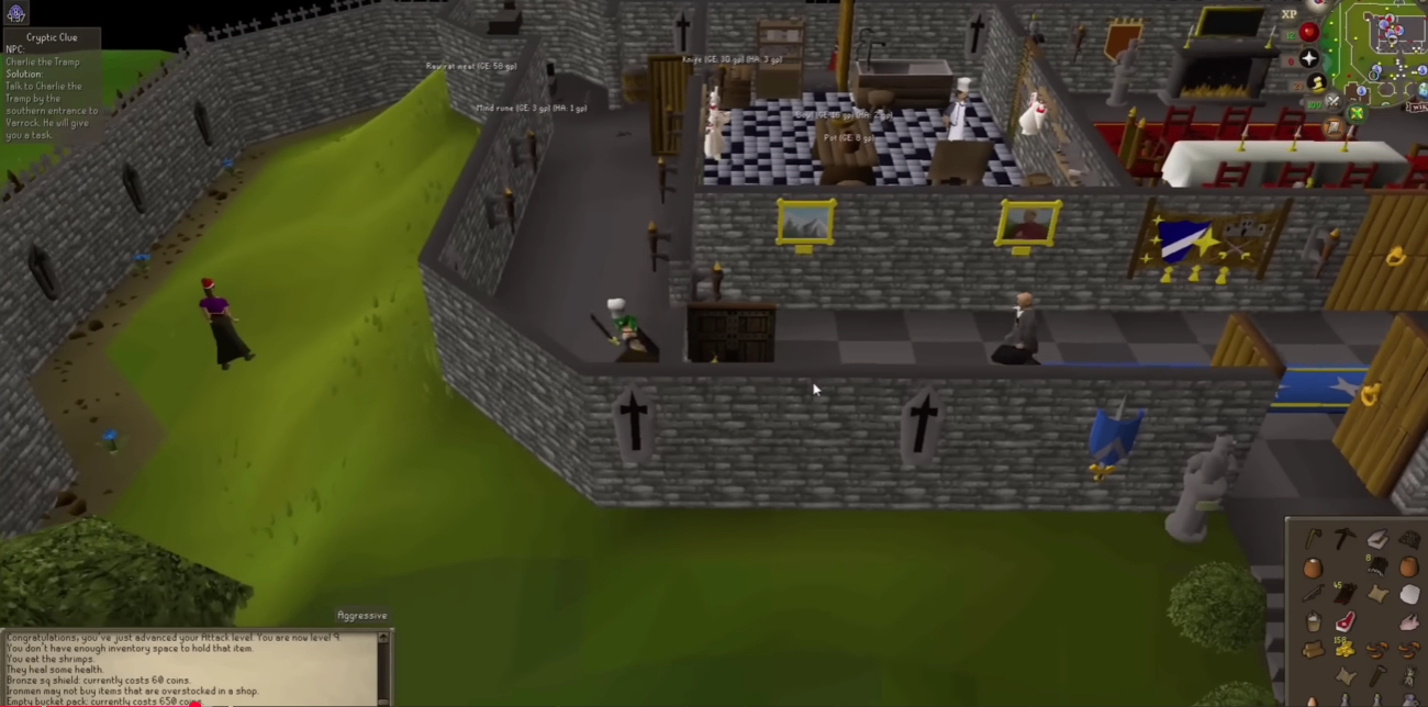 Ironman early game OSRS