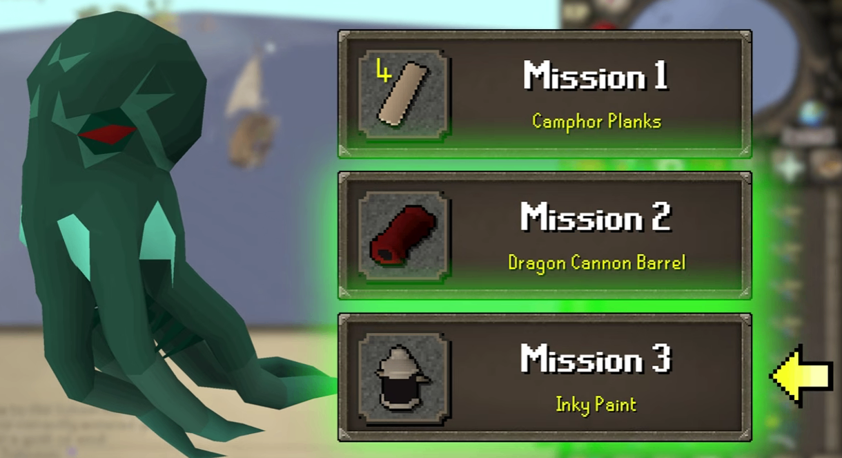 Rare sea treasure progression