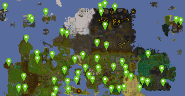 The community-created Shooting Stars Map helps players locate active stars, check timers, view worlds, and optimize Mining training.