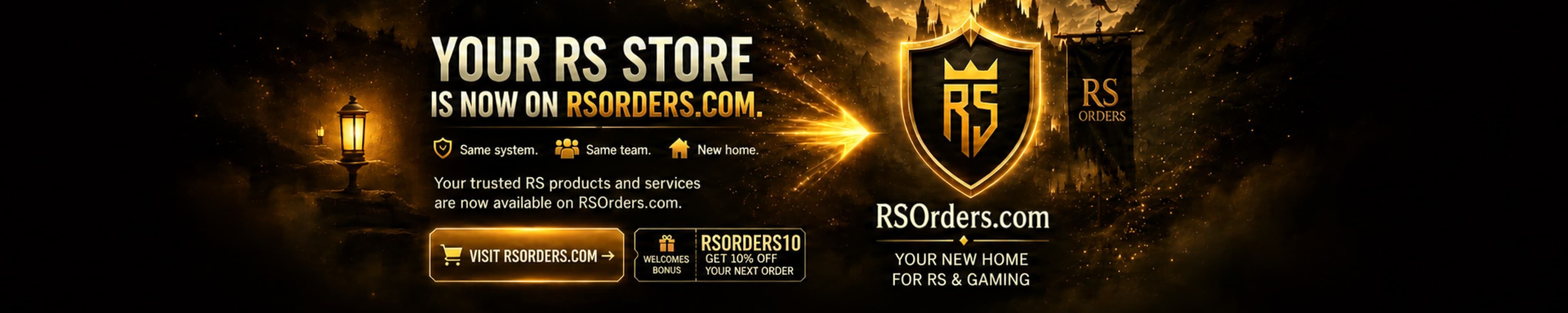 YOUR RS STORE IS NOW ON RSORDERS.COM